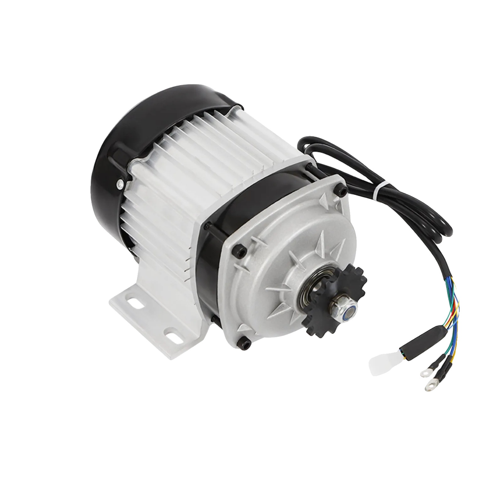 Bürstenloser Gleichstrommotor, 750 W Leistung, Hoher Wirkungsgrad, Silber