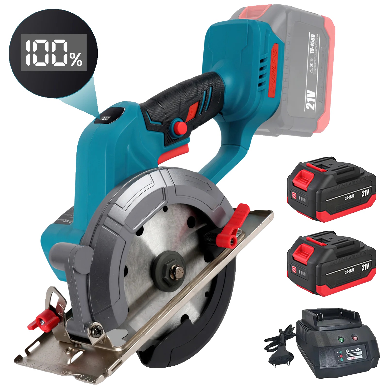 Akku-holzschneidgerät, Bürstenloser Motor, Hohe Drehzahlleistung, Kreissäge