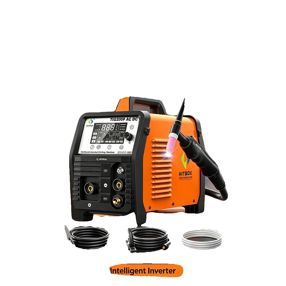 Wig-schweißgerät, Vielseitig Einsetzbar, Leichtes Design, Tig200p Ac/dc, 220 V