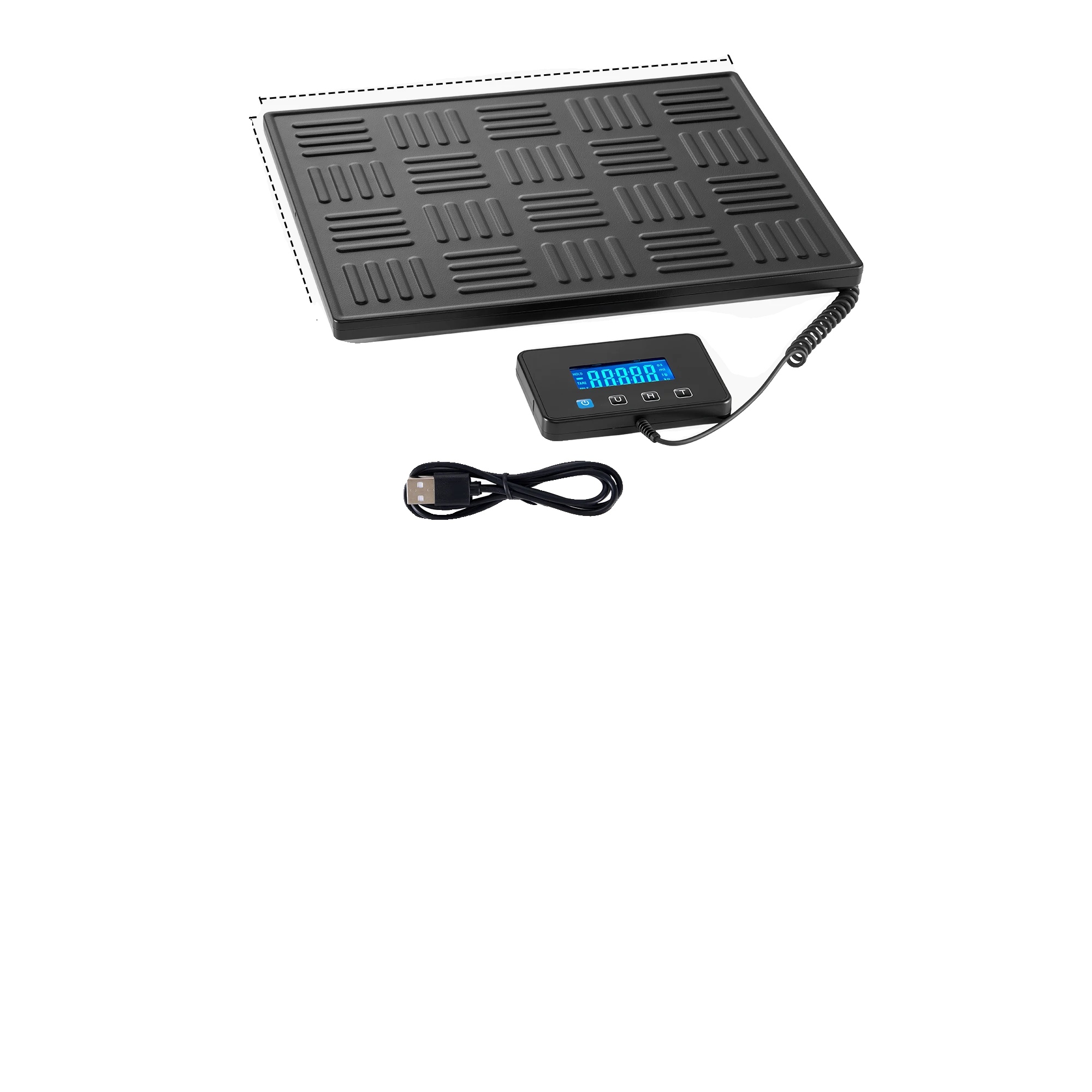 Digitale Briefwaage, Tragkraft 660 Lb, Abnehmbares Display, 660 Lbs