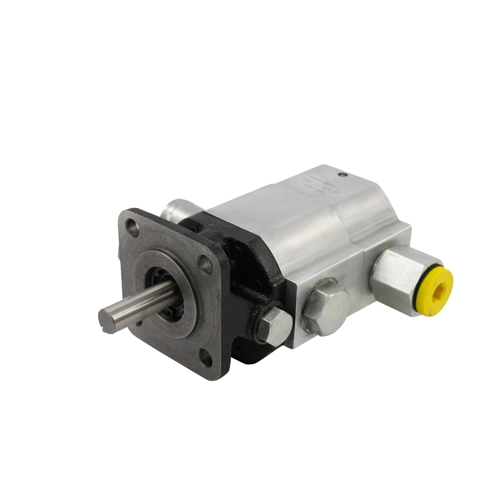 Hydraulische Holzspalterpumpe, Kompakte Bauweise, Hohe Leistung, Schwarz