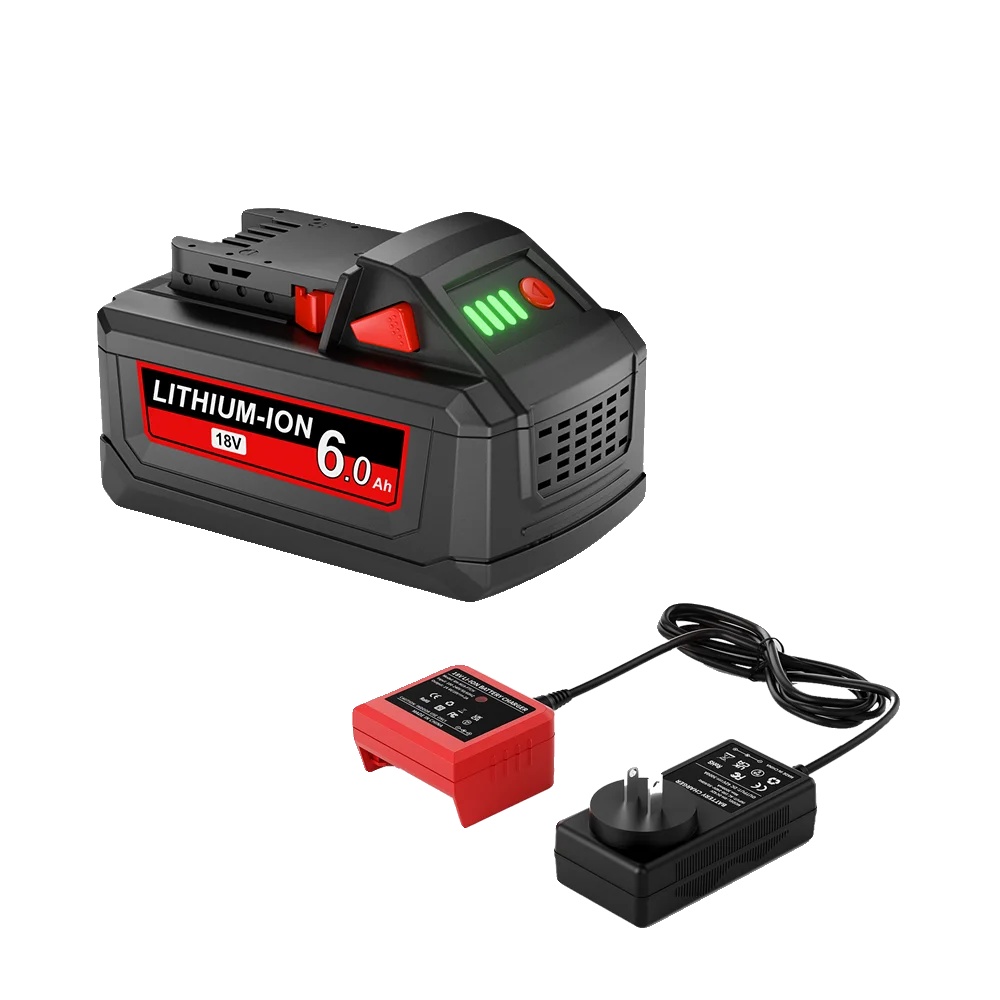 Akku, Lithium-ionen, Wiederaufladbar, 1 X 6,0 Ah, 1 Ladegerät