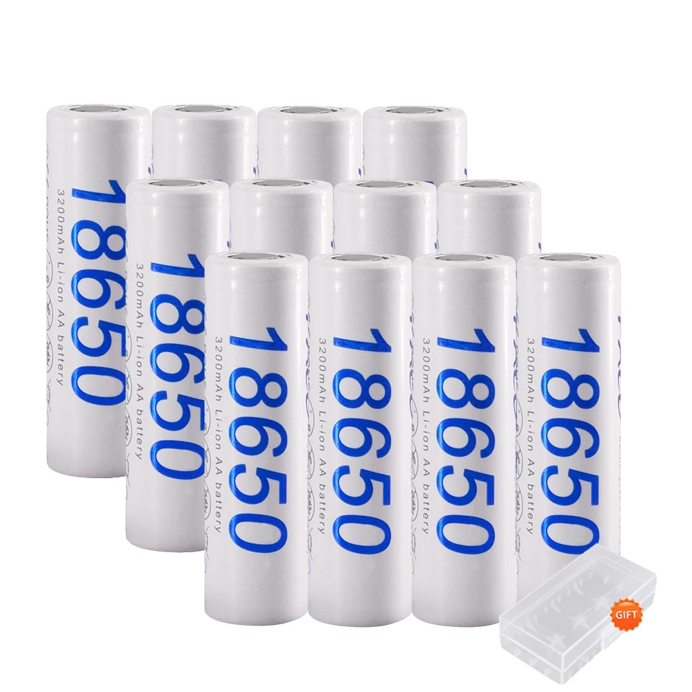 Lithium-ionen-akku, 3200 Mah Kapazität, Ce-zertifiziert, 12 Stück