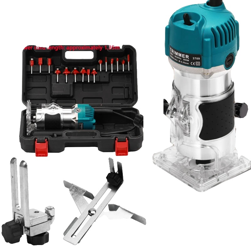 Oberfräse, 800-w-motor, 6 Einstellbare Geschwindigkeiten, Modell F-800w (bohrer)-a