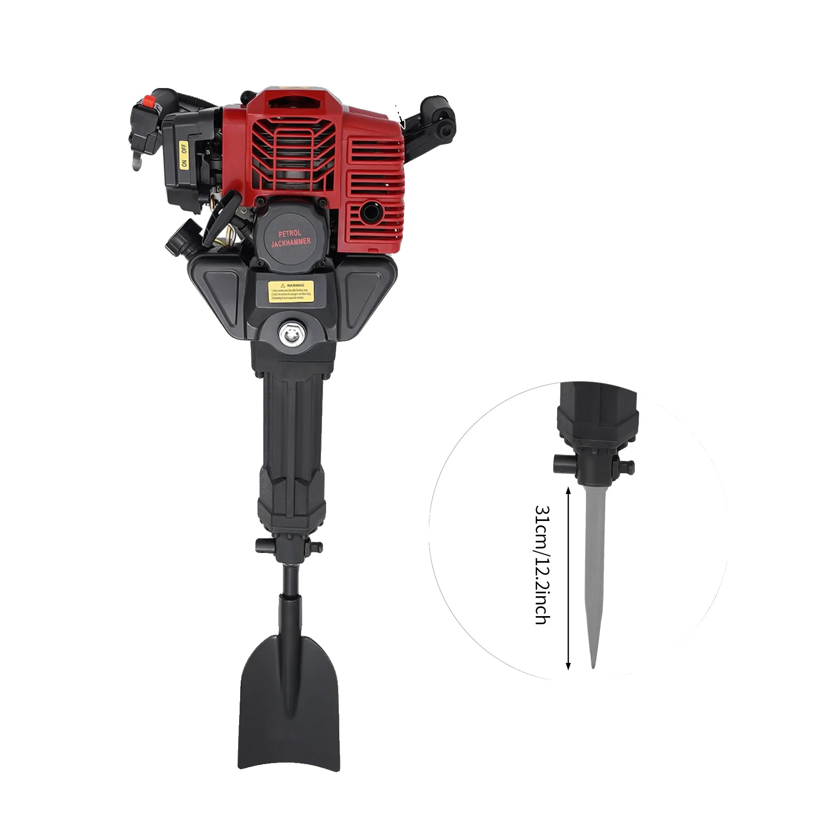 Baumfinder, 1900 W Leistung, Vielseitig Einsetzbar, Schwarz