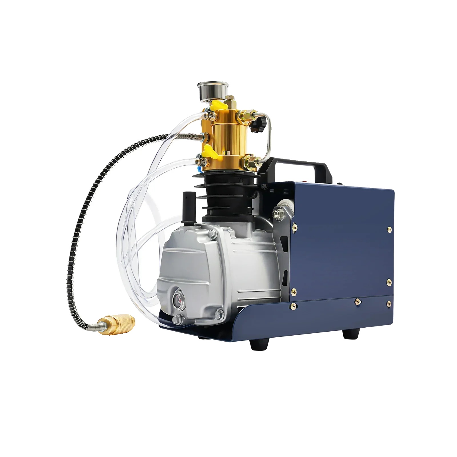 Luftkompressor, Maximaler Druck 30 Mpa, Kupferdrahtmotor, Blau