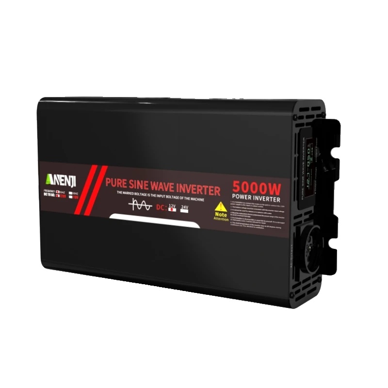 Wechselrichter, 5000 W Ausgangsleistung, Universell Kompatibel, Kfz-wechselrichter – 5000 W, Europa, 12 V/24 V/48 V/60 V/72 V, 220–240 V