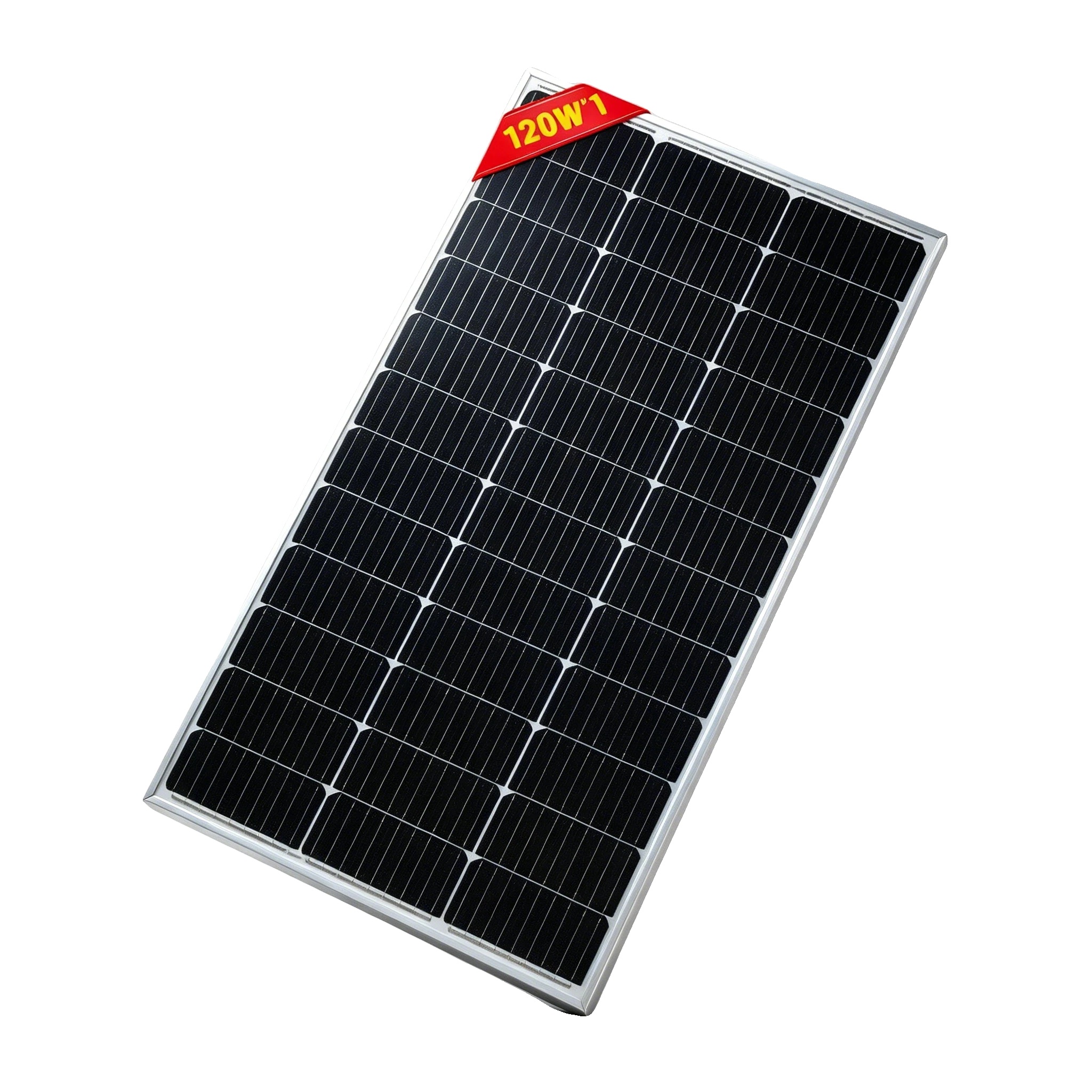 Solarmodul, Hohe Effizienz, Robuste Bauweise, 1 Stück 120-w-modul