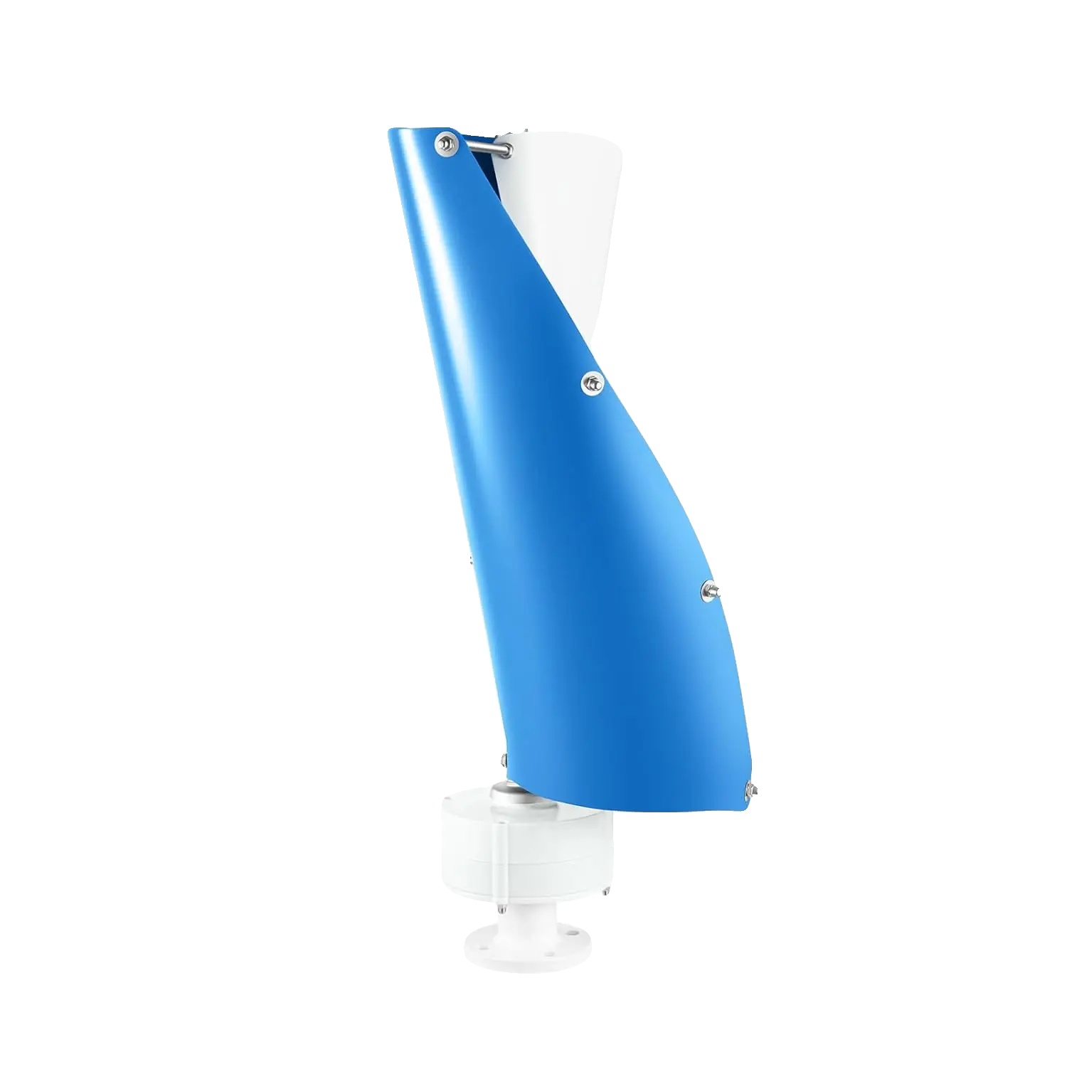 Windkraftanlage, Robustes Design, Niedrige Anlaufgeschwindigkeit, Blau