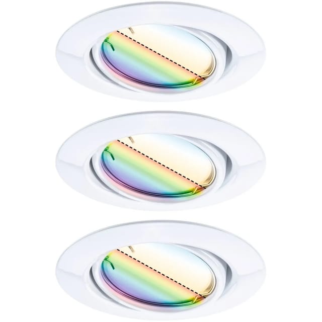 Paulmann 92466 LED-Einbauleuchte 3er Set LED 14.7 W Weiß