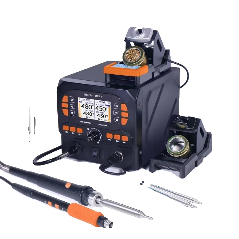 Präzisionslötstation, Einstellbare Temperaturregelung, Lcd-anzeige, 992d-ii Gehäuse 1, 220 V Eu-b