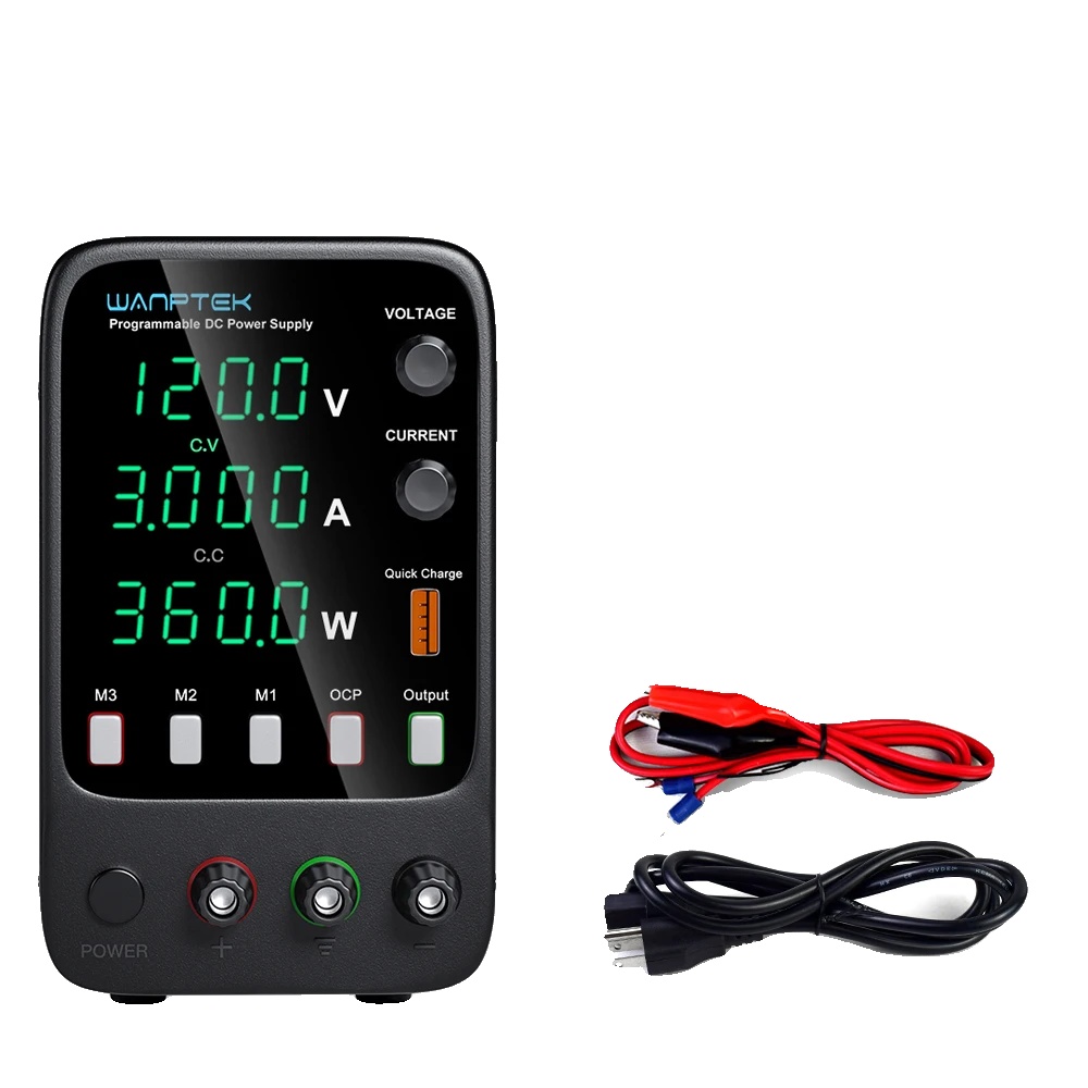 Netzteil, Einstellbare Spannung, Digitalanzeige, Speicher, 120 V, 3 A