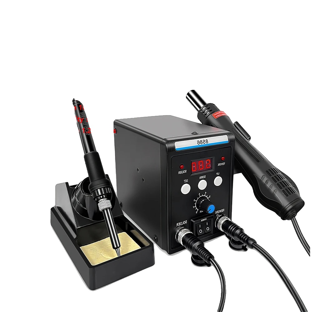 Heißluft-raffinationsstation, Led-digitalanzeige, Bürstenloser Lüfter, Modell D-8586 (700 W), 220 V-b