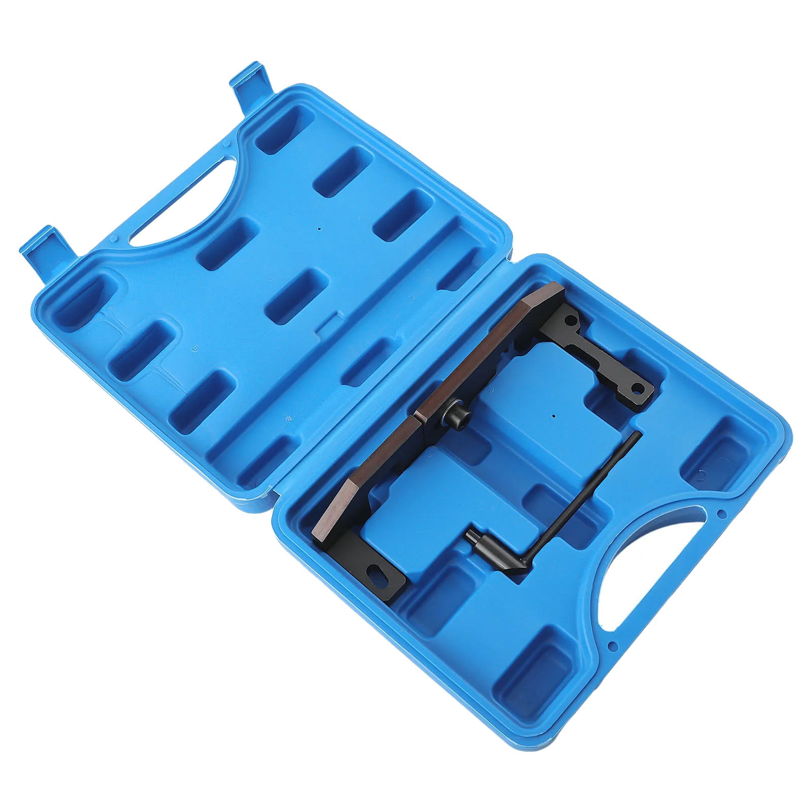 Kurbelwellen-arretierwerkzeugsatz, Stahlkonstruktion, 25 Cm Lang, Kompatibel Mit Peugeot 208, 308, 2008 Suv 1.0/1.2 Vti, Beinhaltet Eine Kurbelwellen-arretierplatte Und Ein Arretierschloss.