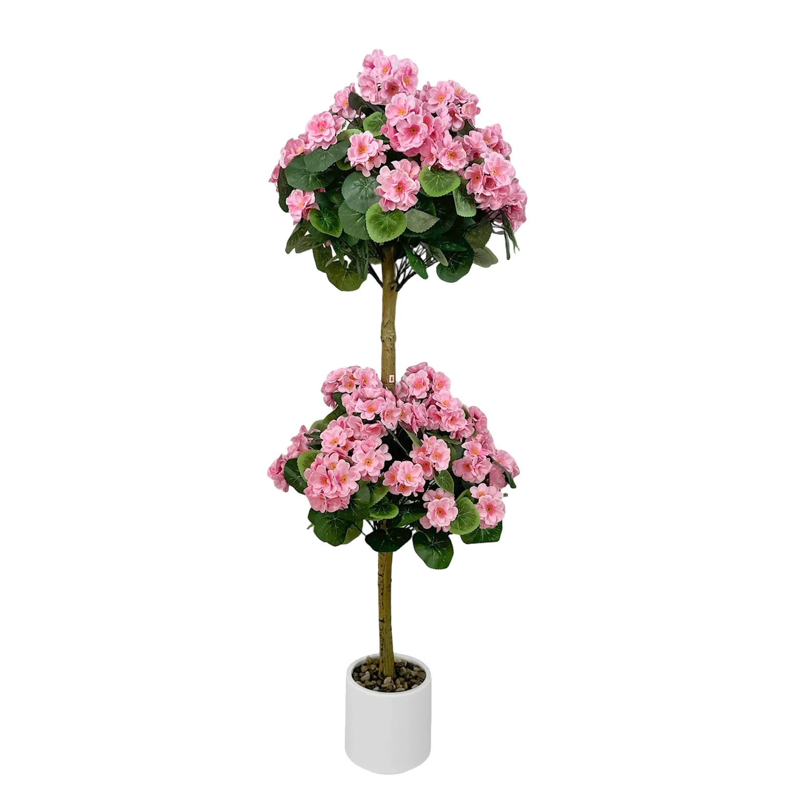 Formschnittbaum, Realistisches Design, Vielseitig Einsetzbar Im Innen- Und Außenbereich, Rosa, 120 Cm
