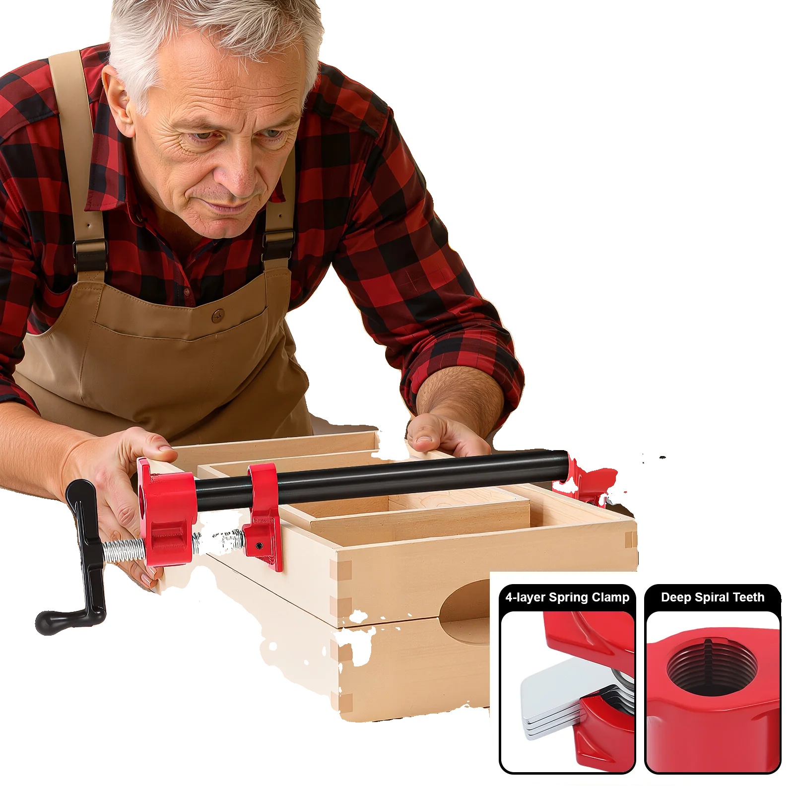 Gusseiserne Rohrschellen, Geeignet Für 3/4-zoll-rohre, 6-teilig, Bruttogewicht 8 Kg, Ideal Für Die Holzbearbeitung