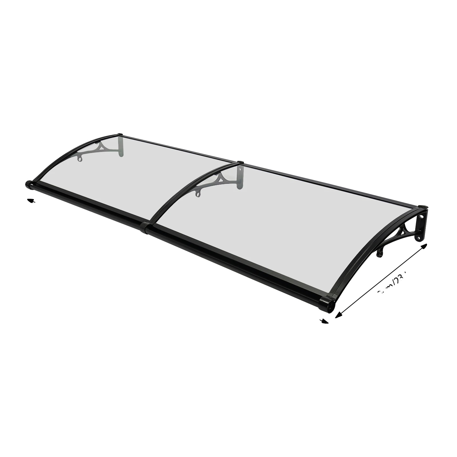 Überdachung, Robustes Aluminiumgestell, Vielseitiger Schutz Im Außenbereich, Transparent