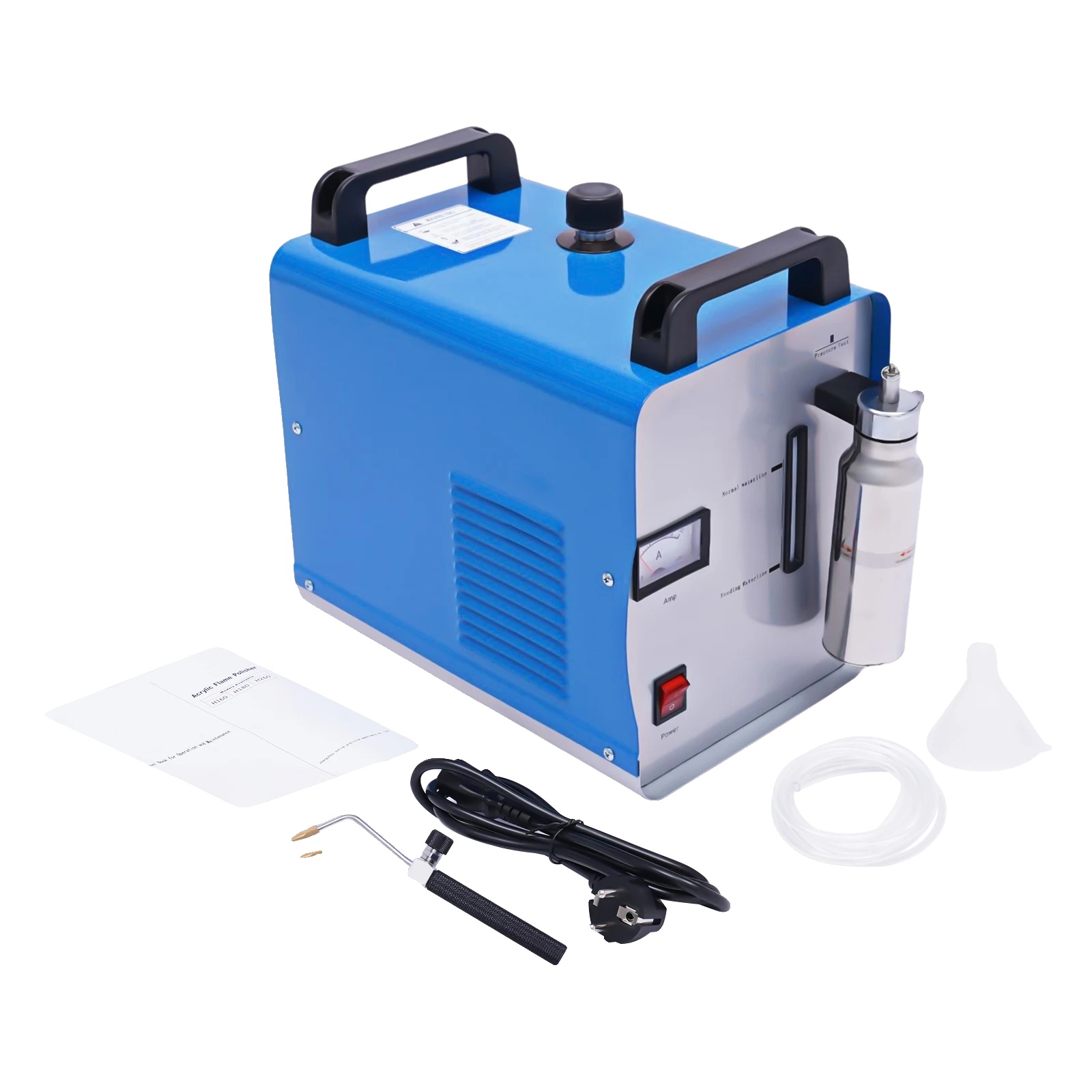 Poliermaschine, Hochtemperaturflamme, Robuste Konstruktion, Blau