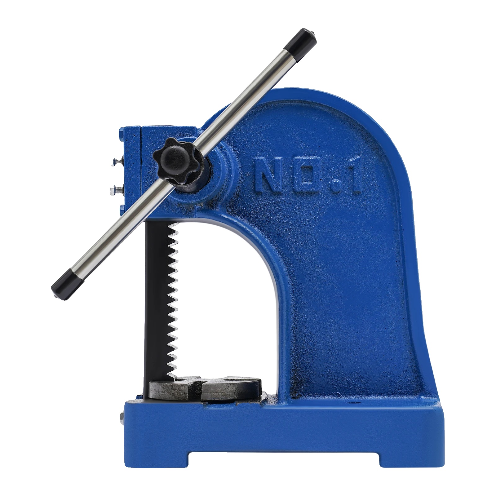 Manuelle Spindelpresse, Hohe Belastbarkeit, Ergonomisches Design, Blau