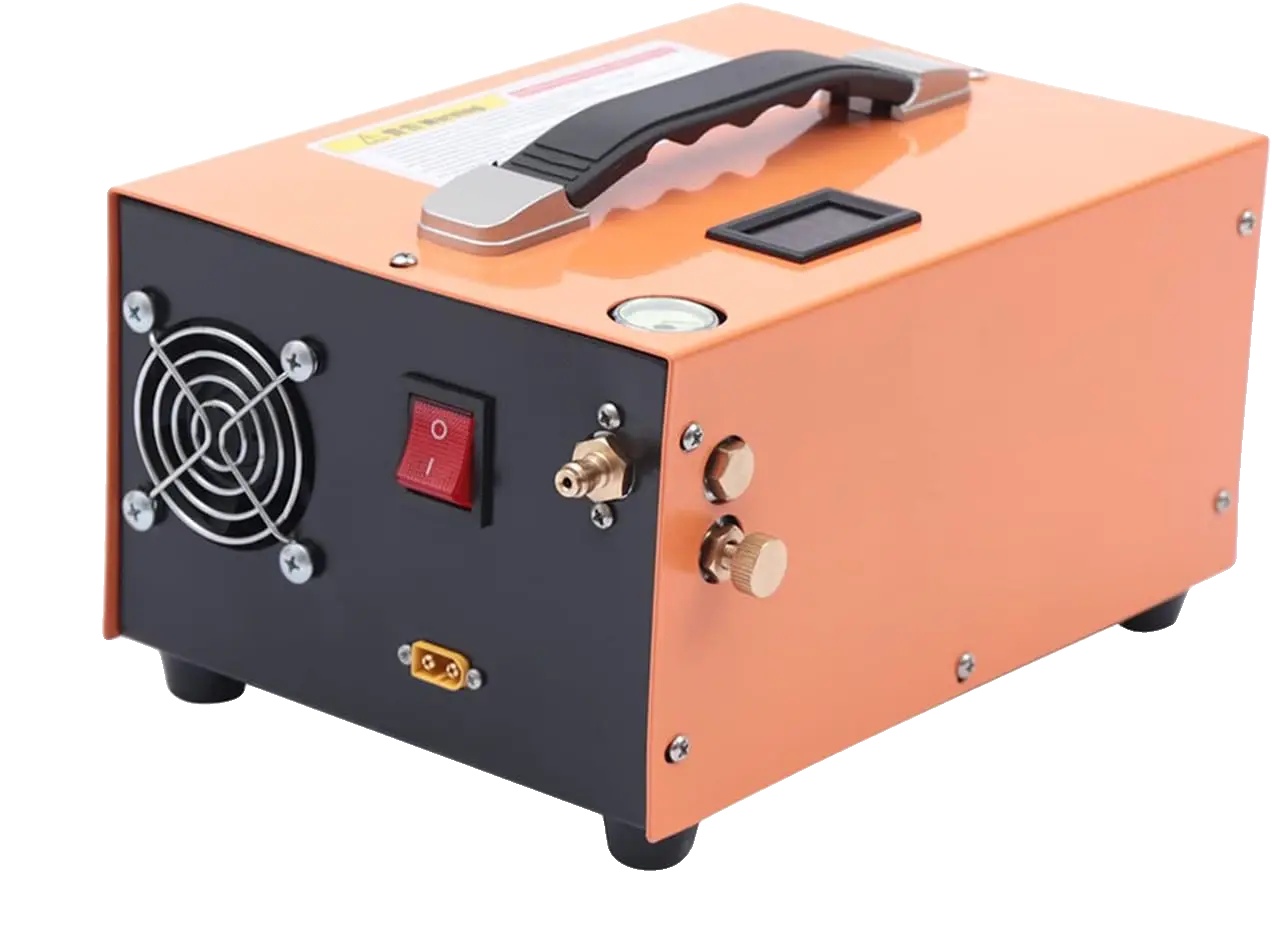Hochdruck-luftkompressor, Effizientes Aufpumpen, Robuste Bauweise, 220 V, Orange