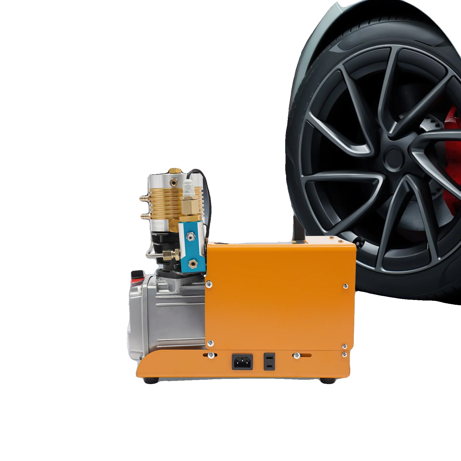 Hochdruck-luftkompressor, 220 V, 1800 W, 26,4 Gal/min Luftdurchsatz, 2800 U/min, Explosionsgeschütztes Ventil