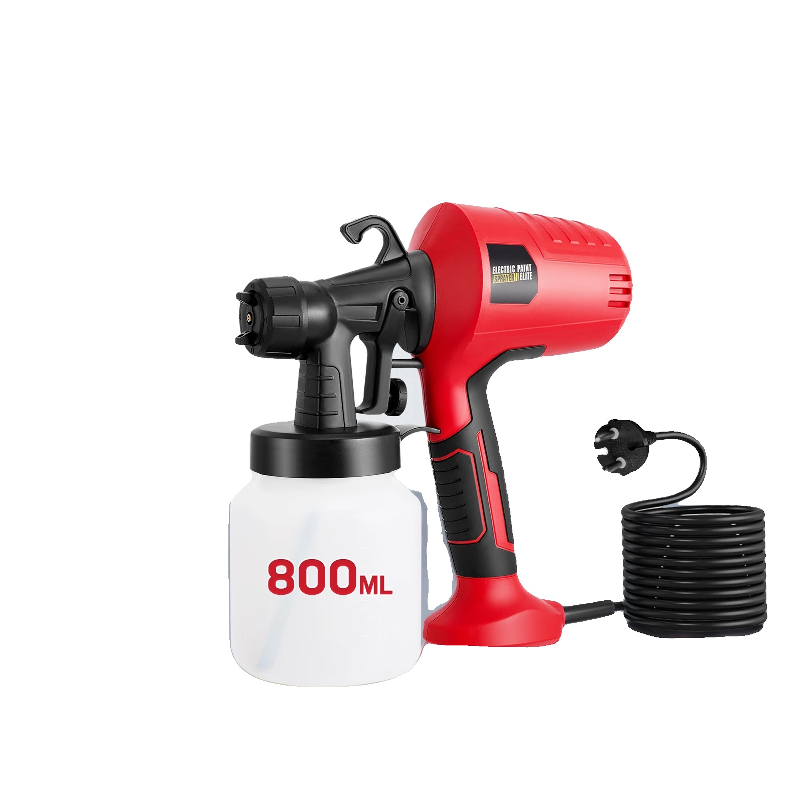 Farbpistole, 500-w-motor, Einstellbare Durchflussregelung, Rot