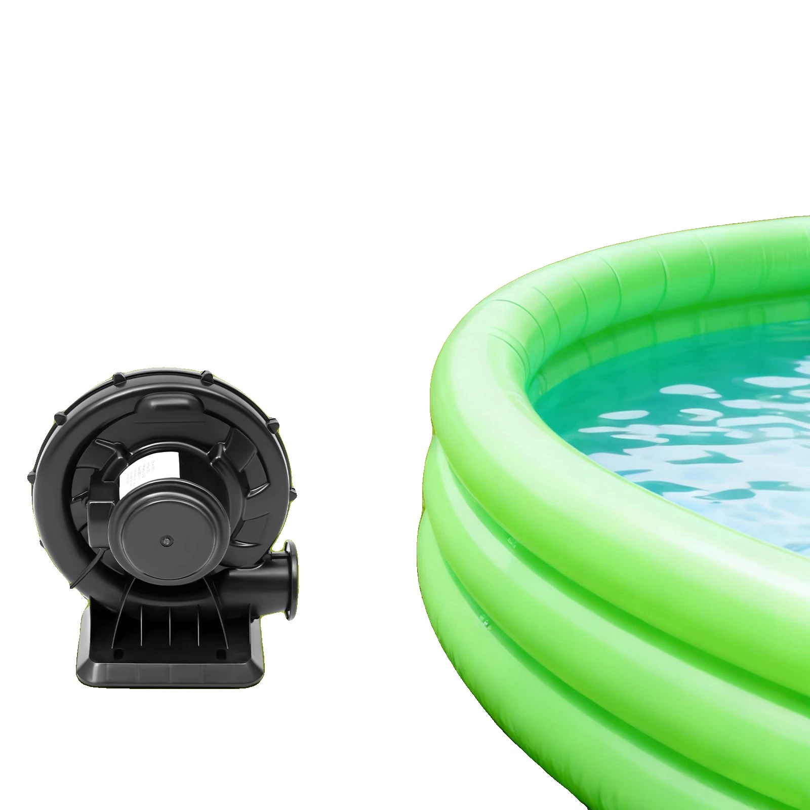 Aufblasbares Gebläse, 250 W Leistung, Abmessungen 30,5 X 16,5 X 34,5 Cm, Luftdurchsatz 420 M³/h, Winddruck 1100 Pa, Geeignet Für Aufblasbare Ausrüstung