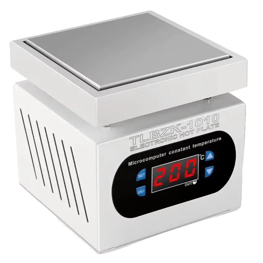 Heizplatte, Temperaturbereich 0–400 °c, Lüfterloses Design, 100 X 100 Mm