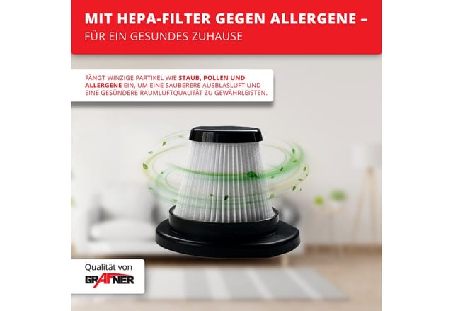 Turbo-Powersauger 2in1 Bodenstaubsauger Handstaubsauger beutellos Hepafilter