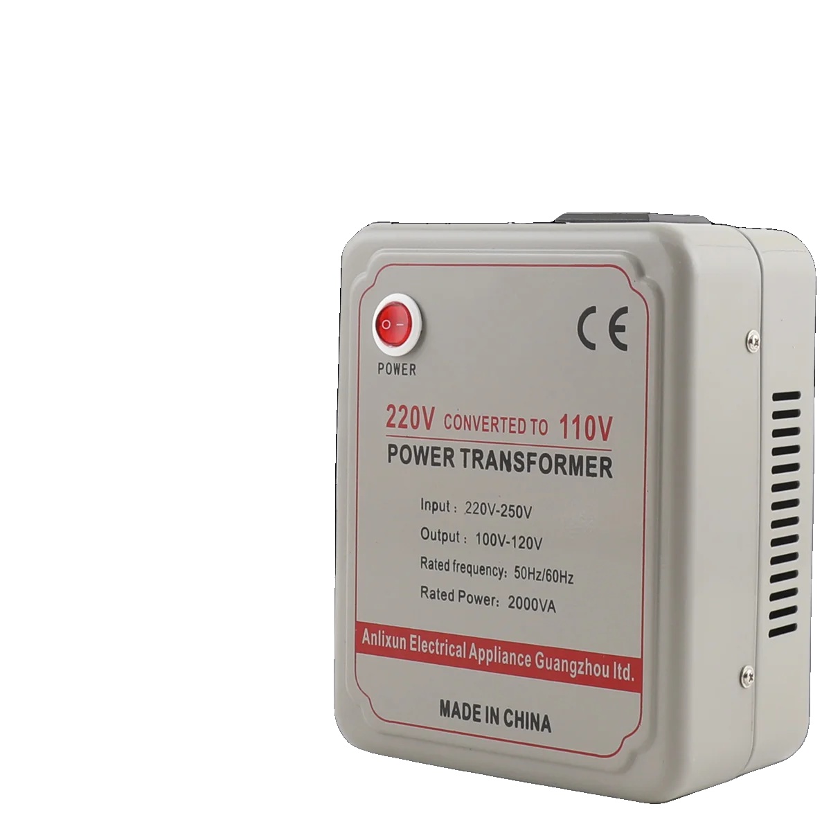 Abwärtstransformator, 220–250 V Auf 110–120 V, Überlastschutz, Max. 2000 W