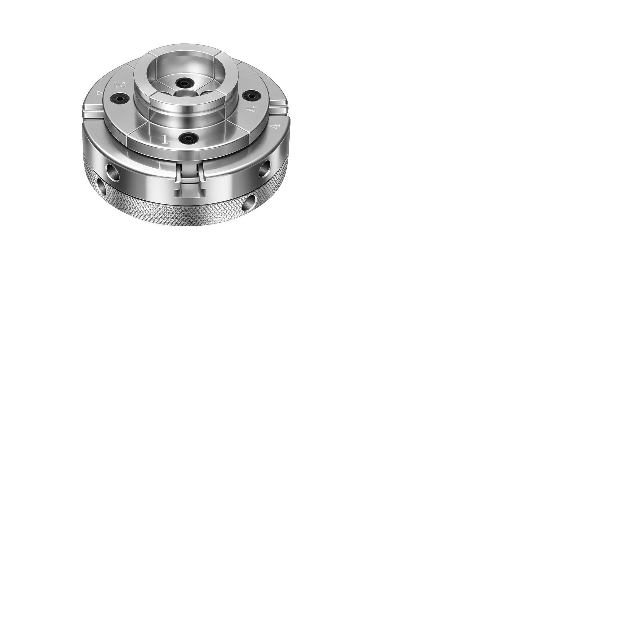 Drechselbankfutter, 4-backen-ausführung, Inklusive Adapter, 4 Stück