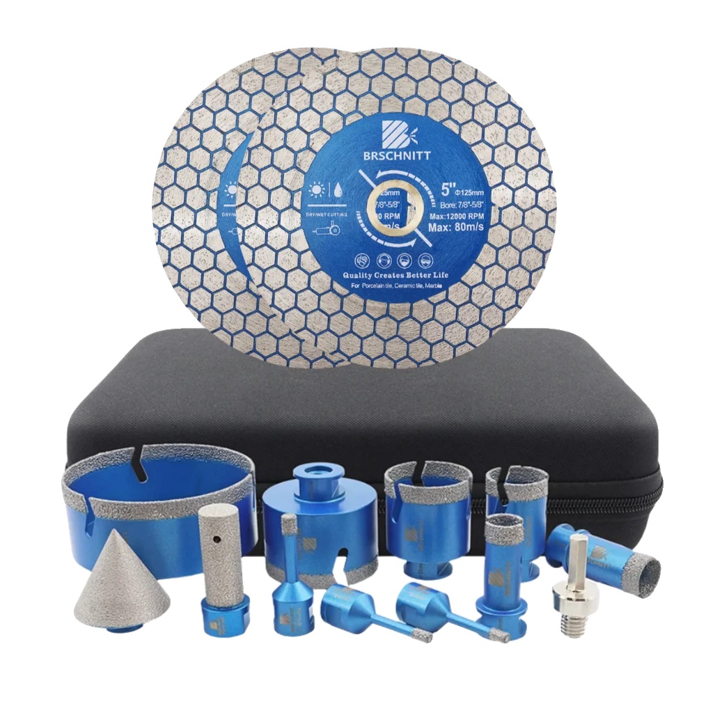 Betonbohrer, Multifunktionswerkzeugset, Diamanttrennscheiben, 14-teiliges Set