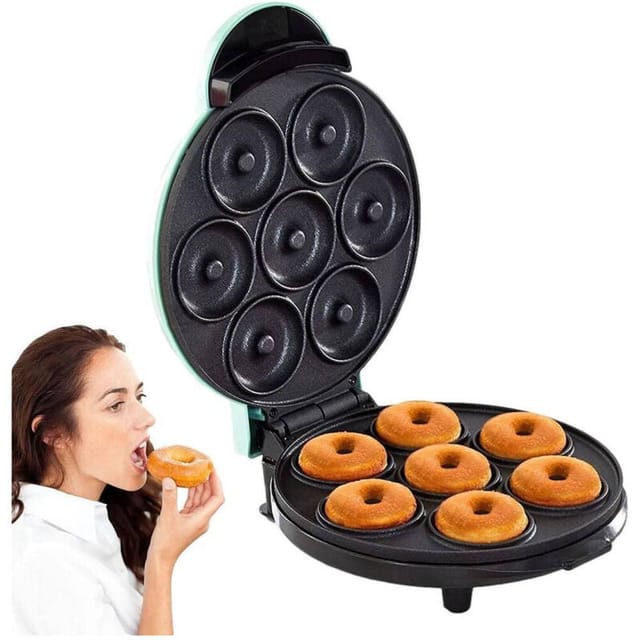 Trade Shop Traesio - Trade Shop - elektrische donut-maschine pfannkuchen doppelseitige heizung antihaft -