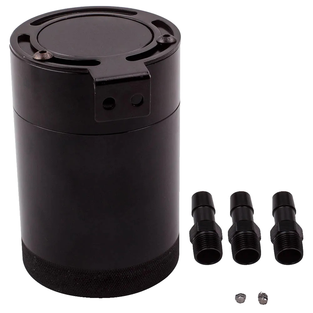 Ölabscheider, 3-port-ausführung, 100 % Aluminium, 3/8"-npt-ein-/auslass, Abmessungen 13" X 11" X 9", Zertifiziert Nach Iso-normen
