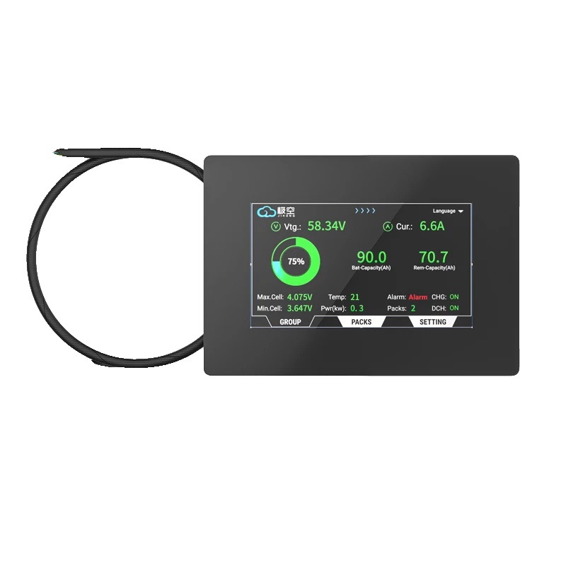 Batteriemanagementsystem, Aktiver Ladeausgleich, 150 A Ladestrom, Jk-lcd43-ttl-p