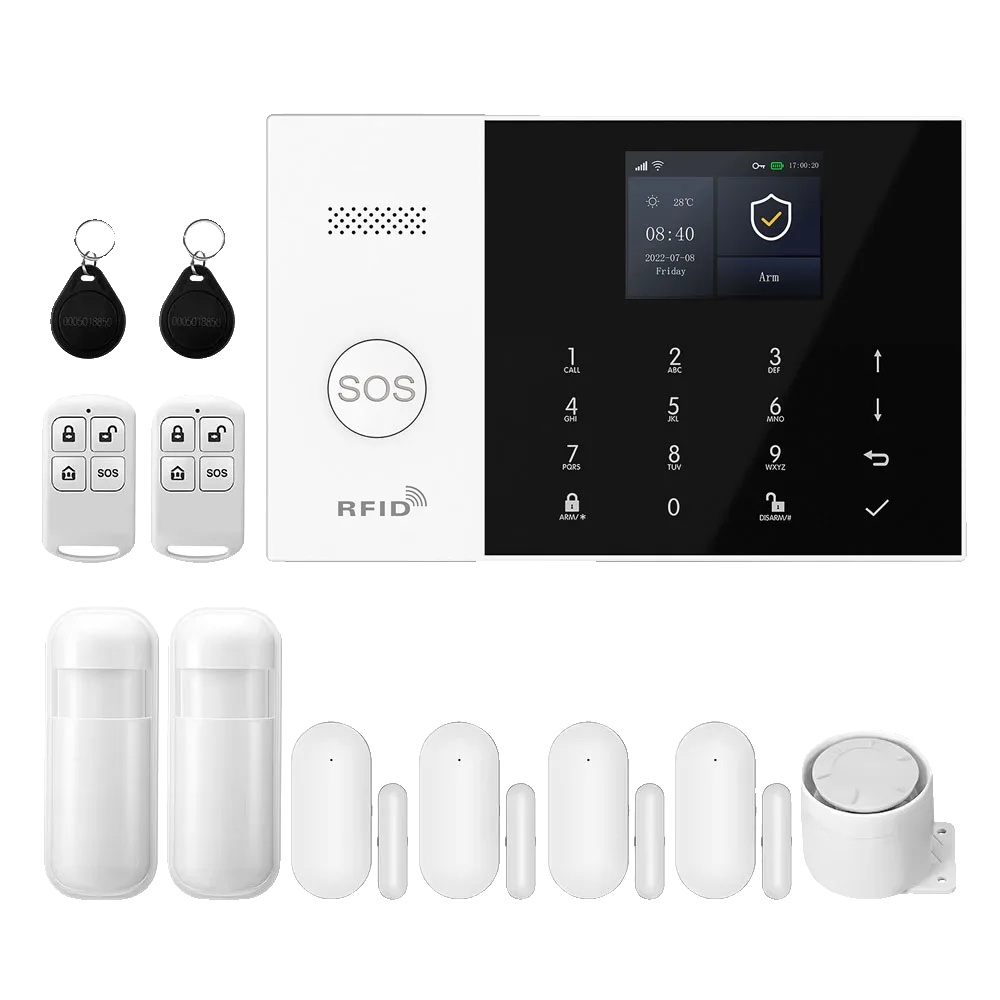 Wlan-alarmsystem, App-steuerung, Smart-home-kompatibilität, 4g-wlan-c-kit, Eu-b-stecker