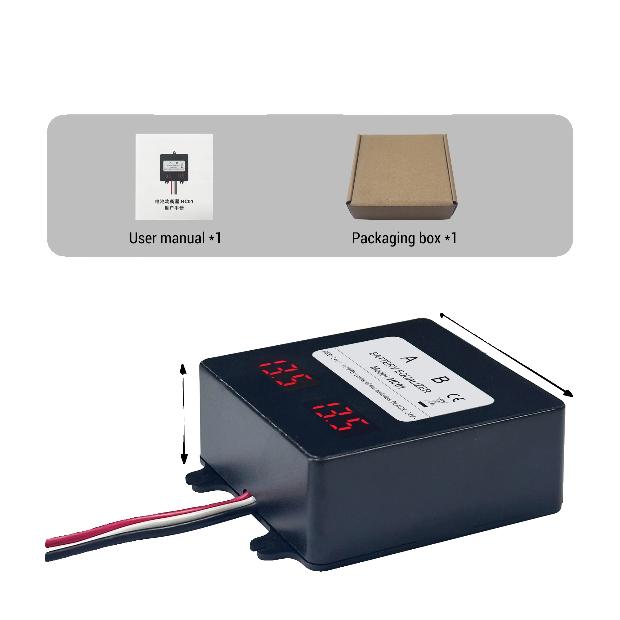 Aktiver Balancer, Unterstützt 4s/6s/8s-systeme, Intelligente Schutzfunktionen, 24 V Mit Display