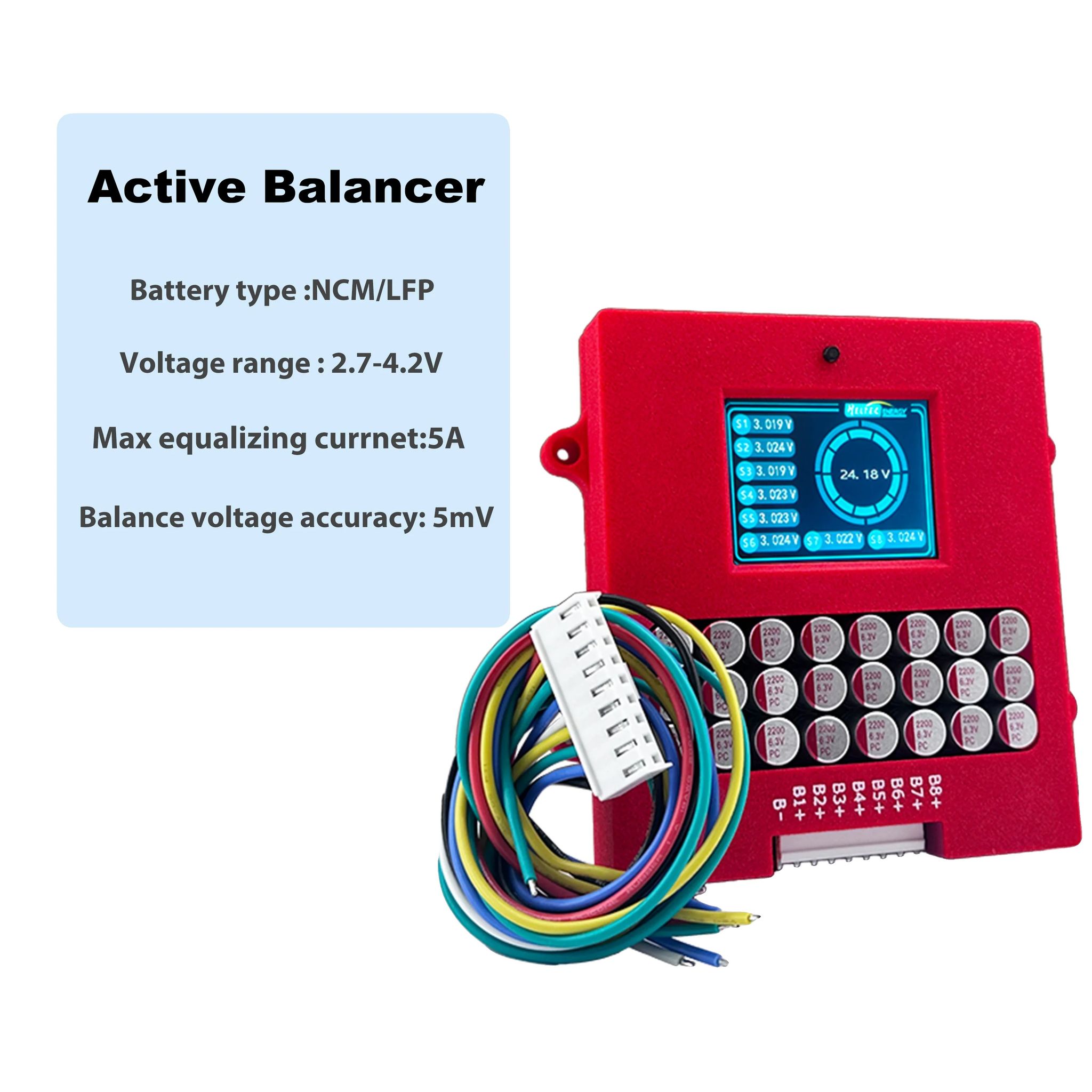 Batteriebalancer, Aktive Balancer-technologie, Unterstützt Mehrere Spannungen, 8s Ncm Lfp Balancer