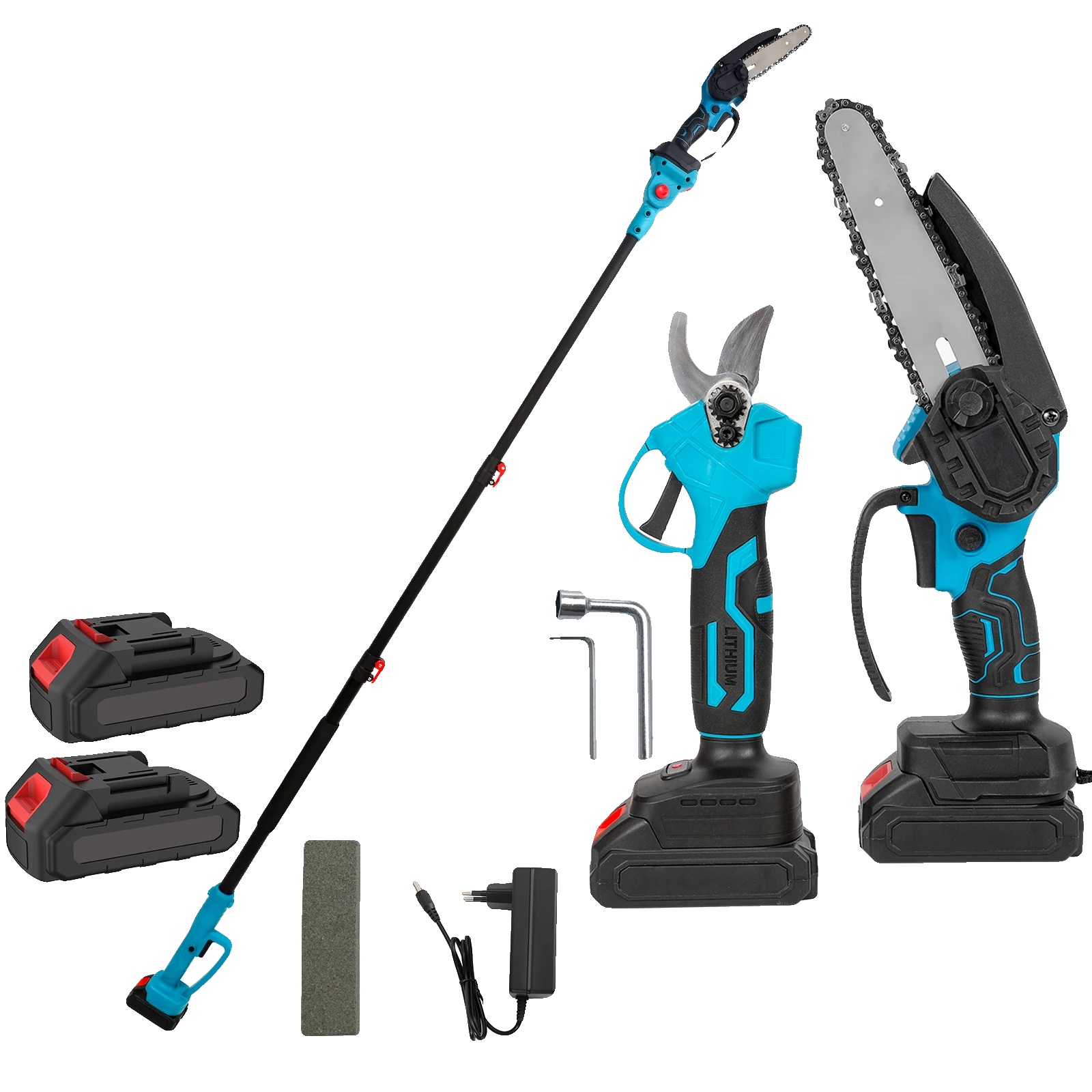 Elektrische Säge, 3-in-1-gartenschere, Längenverstellbar, 3 In 1