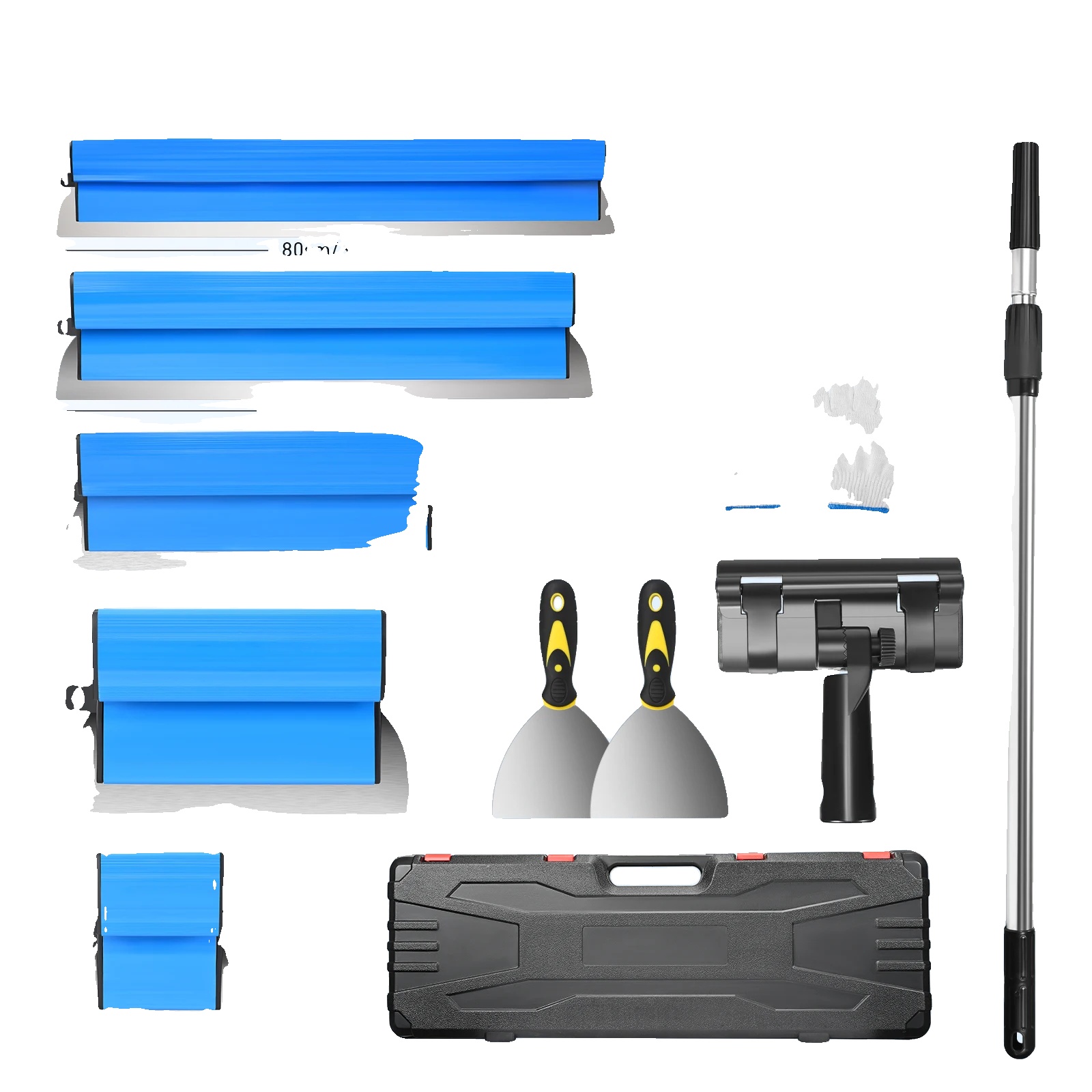 Schabwerkzeuge, Klingen Aus Edelstahl, Ergonomischer Griff, Blau