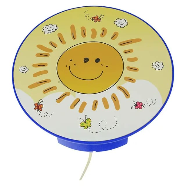 Niermann - Farbenfrohe Wandlampe sunny (ø 25cm) bringt strahlende Sonne ins Kinderzimmer