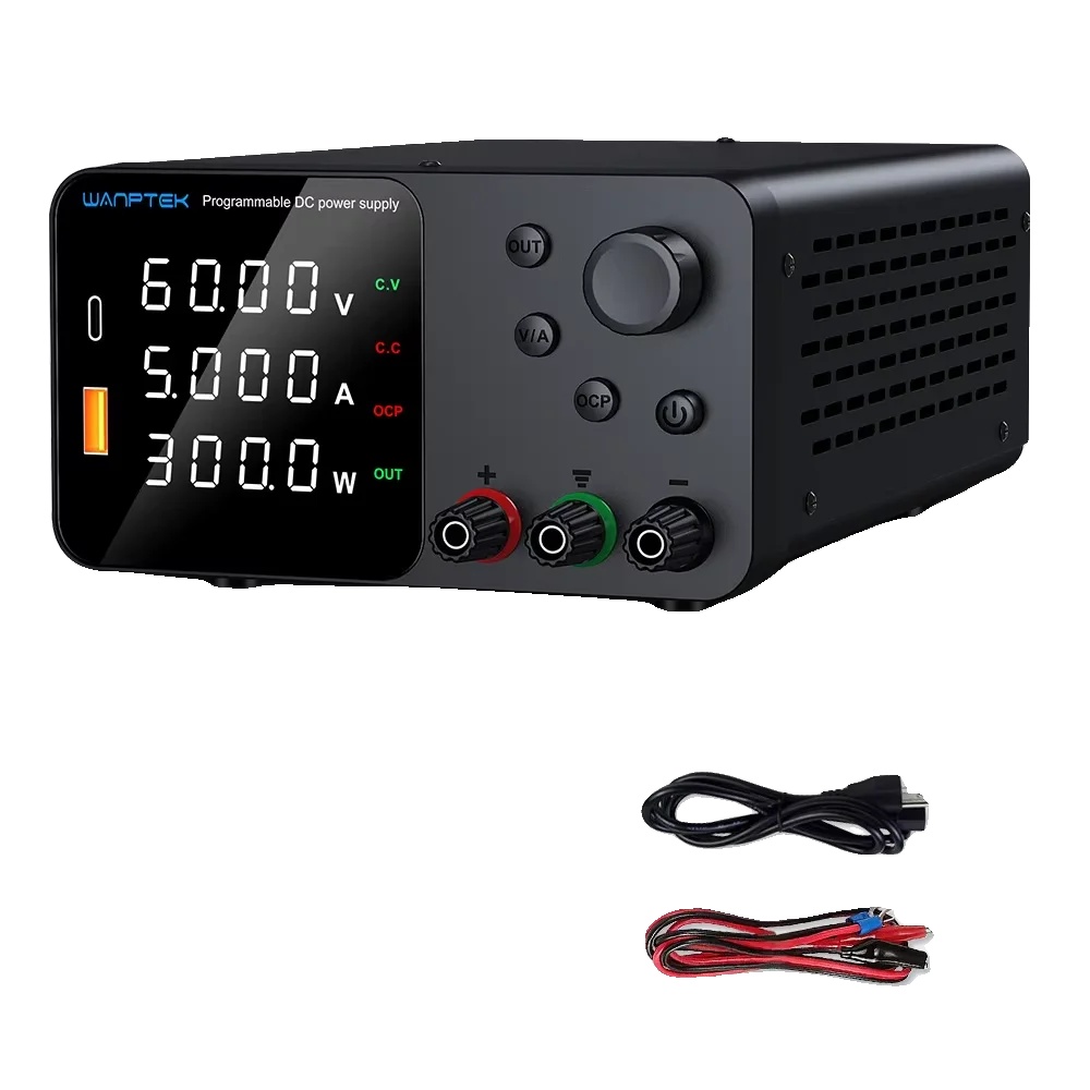 Netzteil, Einstellbare Spannung, Einstellbarer Strom, 0-60 V 0-5 A