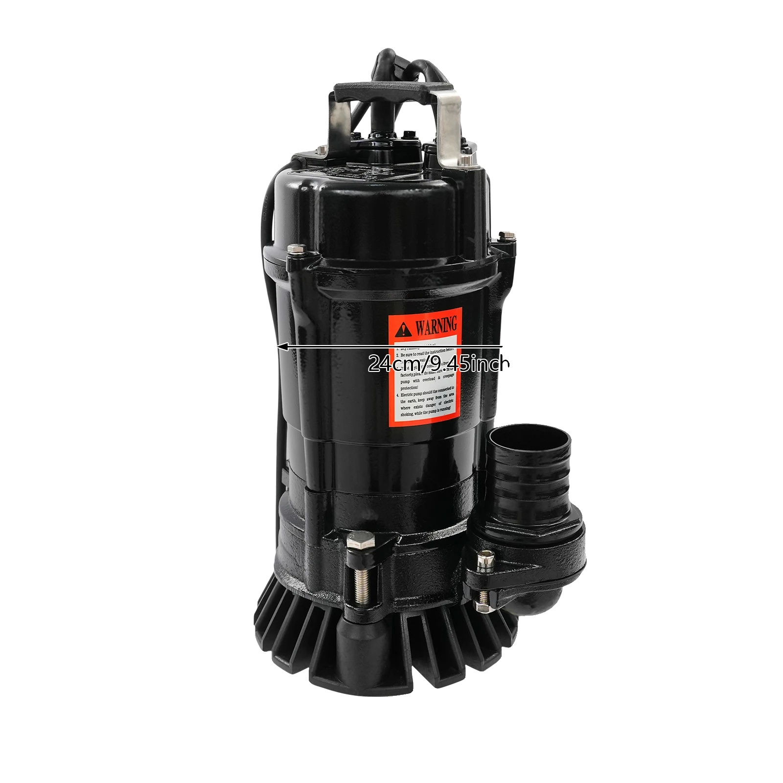 Tauchpumpe, Hohe Förderleistung, Robuste Bauweise, 700 W, Schwarz