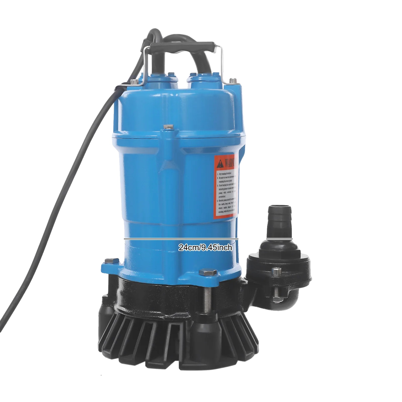 Tauchpumpe, Hohe Förderleistung, Robuste Bauweise, 550 W, Blau