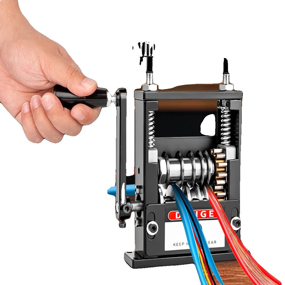 Abisoliergerät, Manuelle Und Automatische Bedienung, Verstellbare Klingen, Schwarz 1