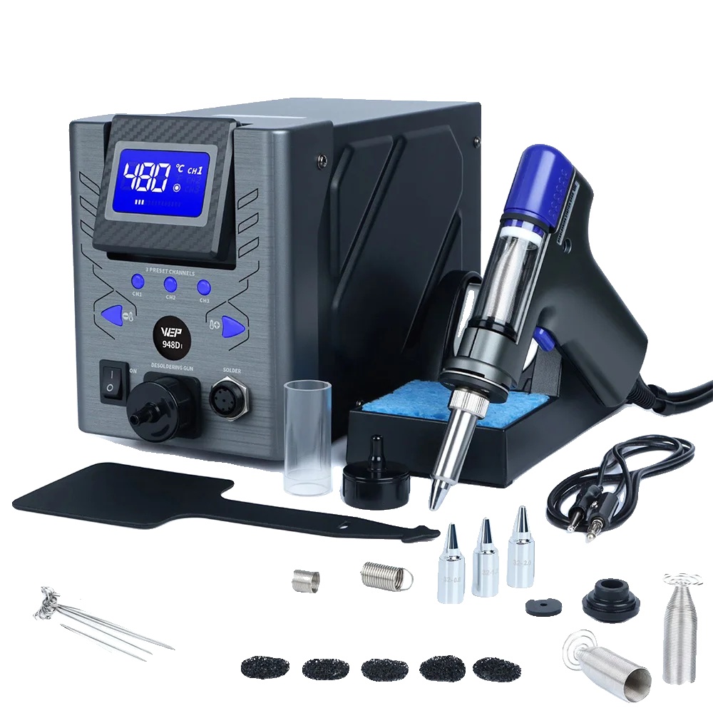 Digitale Lötstation, 2-in-1-funktionalität, Präzise Temperaturregelung, 948d-i S2, 220 V Eu-a