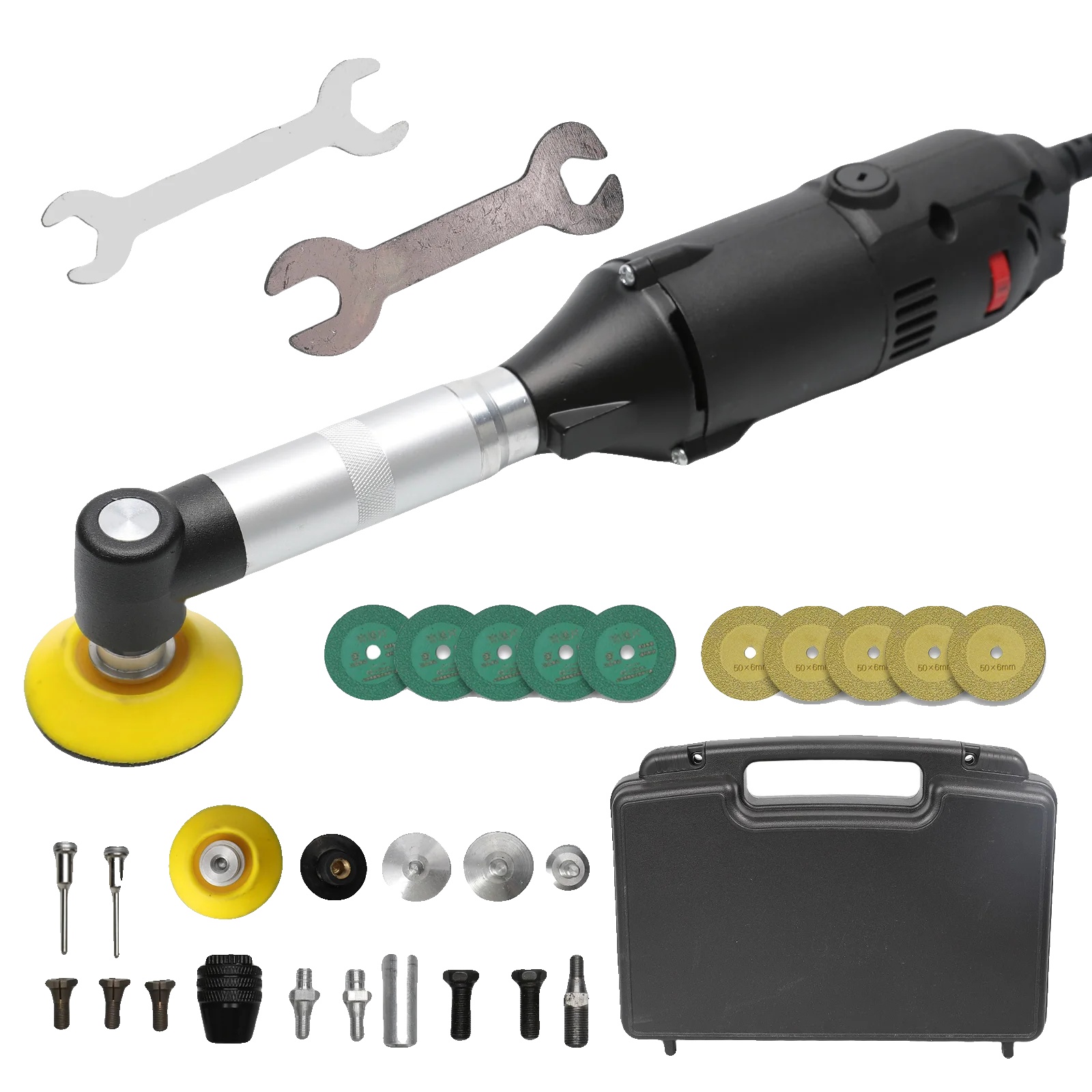 Elektrischer Geradschleifer, 15000 U/min, 6 Variable Geschwindigkeiten, Eu-stecker