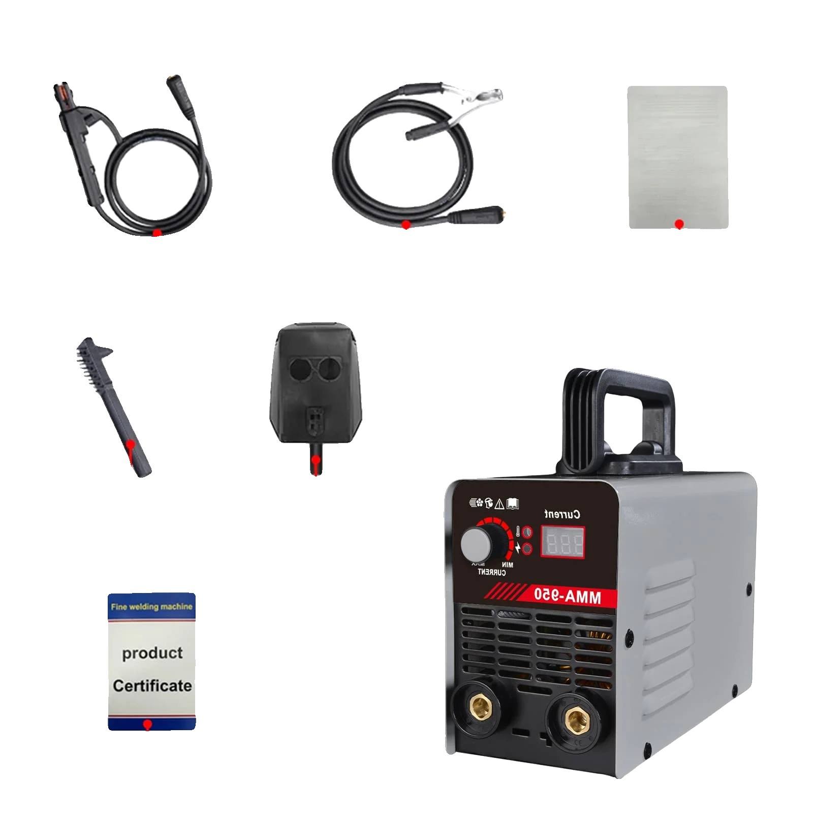 Inverter-schweißgerät, Einstellbarer Strom, Led-digitalanzeige, Silber