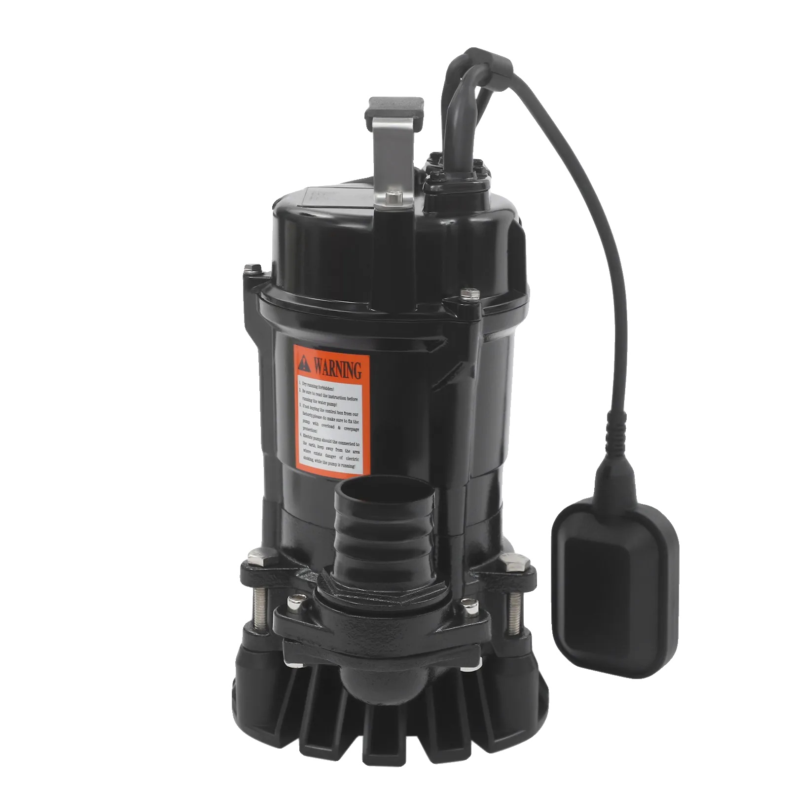 Tauchpumpe, Hohe Förderleistung, Robuste Bauweise, 550 W, Schwarz, Eu-d