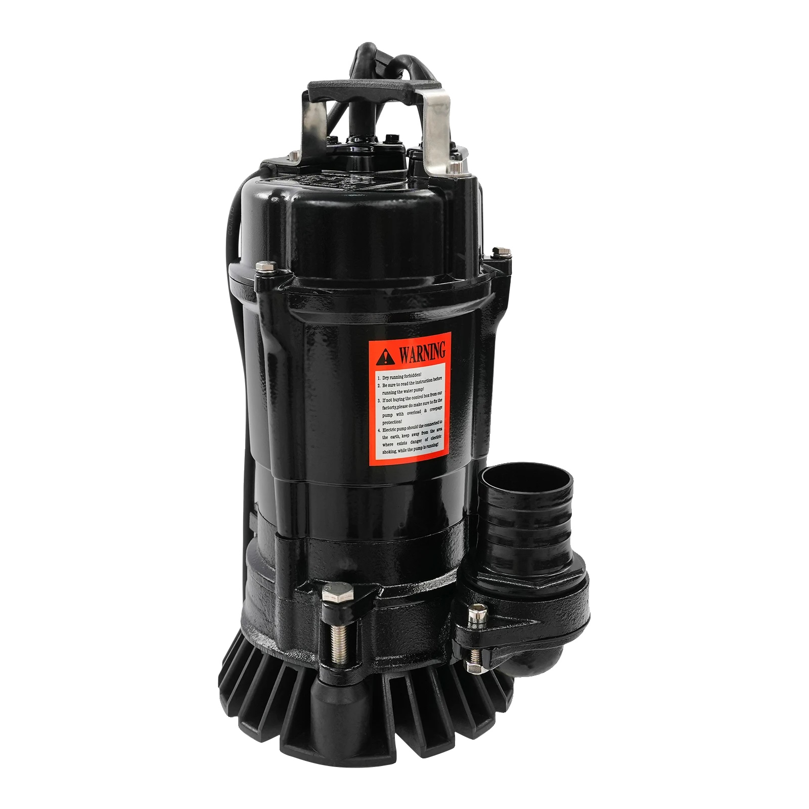 Tauchpumpe, Hohe Förderleistung, Robuste Bauweise, 750 W, Schwarz, Eu
